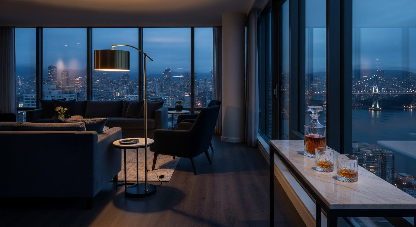 Deep Navy & Brass mood